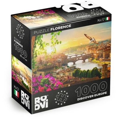 Puzzle 1000 piese Roovi - Florence, Italy (Roovi-79954) 2
