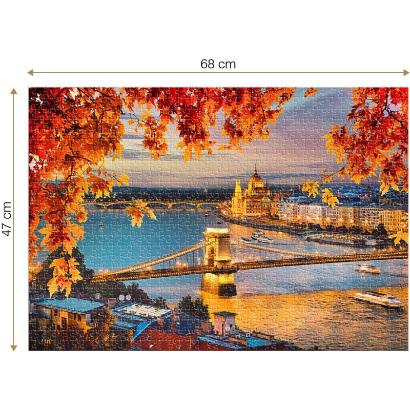 Puzzle 1000 piese Roovi - Budapest,...