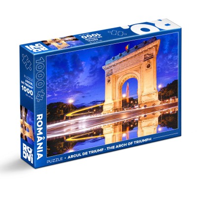Puzzle 1000 piese Roovi - The Arch of Triumph Bucharest... 2