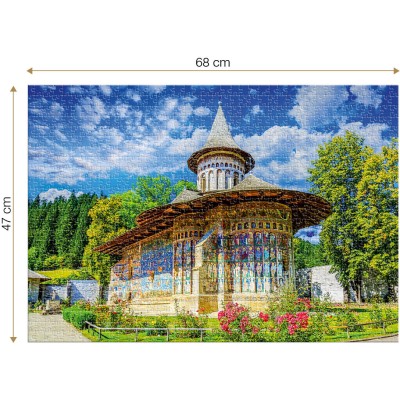 Puzzle 1000 piese Roovi - Voronet Monastery (Roovi-80028)