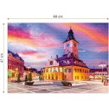 Puzzle 1000 piese Roovi - Brasov Council Square, Historical Center (Roovi-80042)