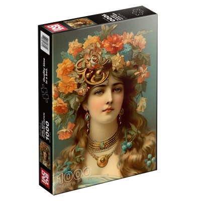 Puzzle 1000 piese Roovi - Girl with Flower Crown... 2