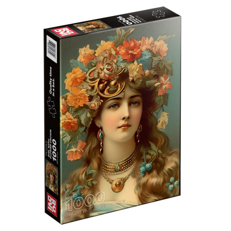 Puzzle 1000 piese Roovi - Girl with...