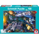 Puzzle 100 piese Schmidt - Fun in Space (Schmidt-56455)