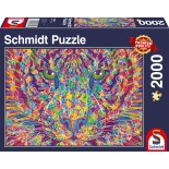 Puzzle 2000 piese Schmidt - Wild at Heart - Tiger (Schmidt-57394)