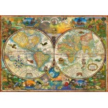 Puzzle 2000 piese Schmidt - World Map (Schmidt-59741)