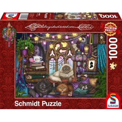 Puzzle 1000 piese Schmidt - Cats and Sofa (Schmidt-59990) 2