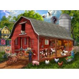Puzzle 1000 piese SunsOut - The Old Red Barn (Sunsout-23037)