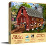 Puzzle 1000 piese SunsOut - The Old Red Barn (Sunsout-23037)
