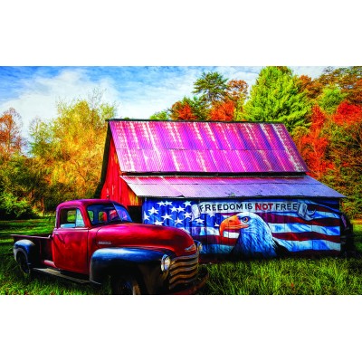 Puzzle 550 piese SunsOut - Freedom Isn't Free...