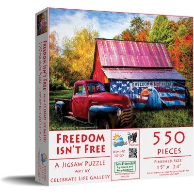 Puzzle 550 piese SunsOut - Freedom Isn't Free... 2