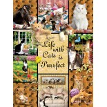 Puzzle 1000 piese SunsOut - Lori Schory:Cats Make Life Purr-Fect (Sunsout-35215)