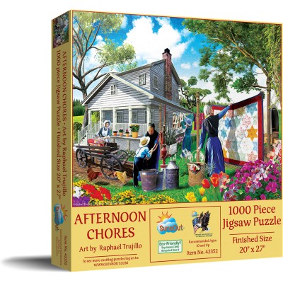 Puzzle 1000 piese SunsOut - Afternoon Chores (Sunsout-42352) 2