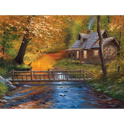 Puzzle 500 piese XXL SunsOut - Creekside Neighbors...