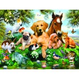 Puzzle 500 piese XXL SunsOut - Summer Pals (Sunsout-54903)