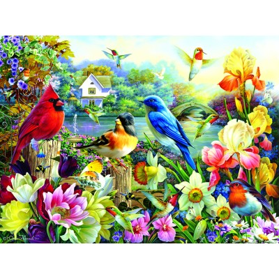 Puzzle 1000 piese SunsOut - Golden Irises (Sunsout-61925)