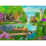 Puzzle 500 piese SunsOut - By the Shore (Sunsout-66515)