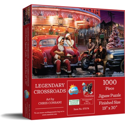 Puzzle 1000 piese SunsOut - Legendary Crossroads... 2