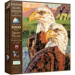 Puzzle 1000 piese SunsOut - Stained Glass Eagles (Sunsout-70722)