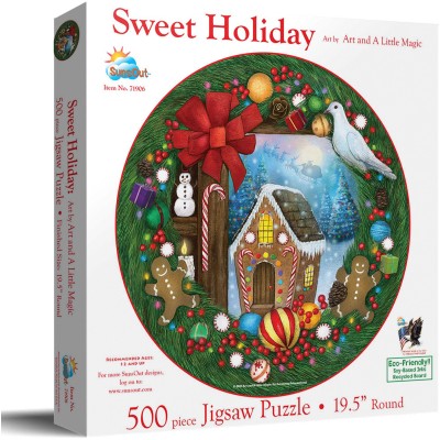 Puzzle 500 piese contur SunsOut - Sweet Holiday... 2