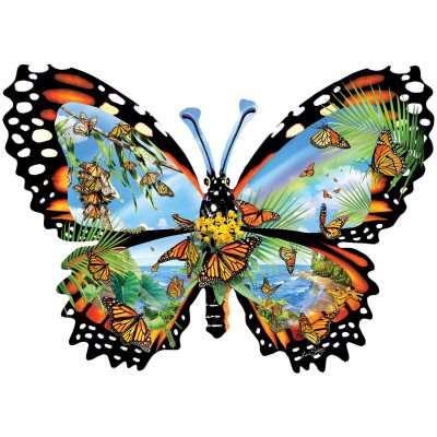 Puzzle 1000 piese contur SunsOut - Ode to the Monarch...