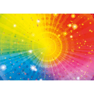 Puzzle 1000 piese Yazz - Abstract Rainbow (Yazz-3817)