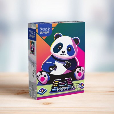 Puzzle 1000 piese Yazz - Happy Panda (Yazz-3855) 2