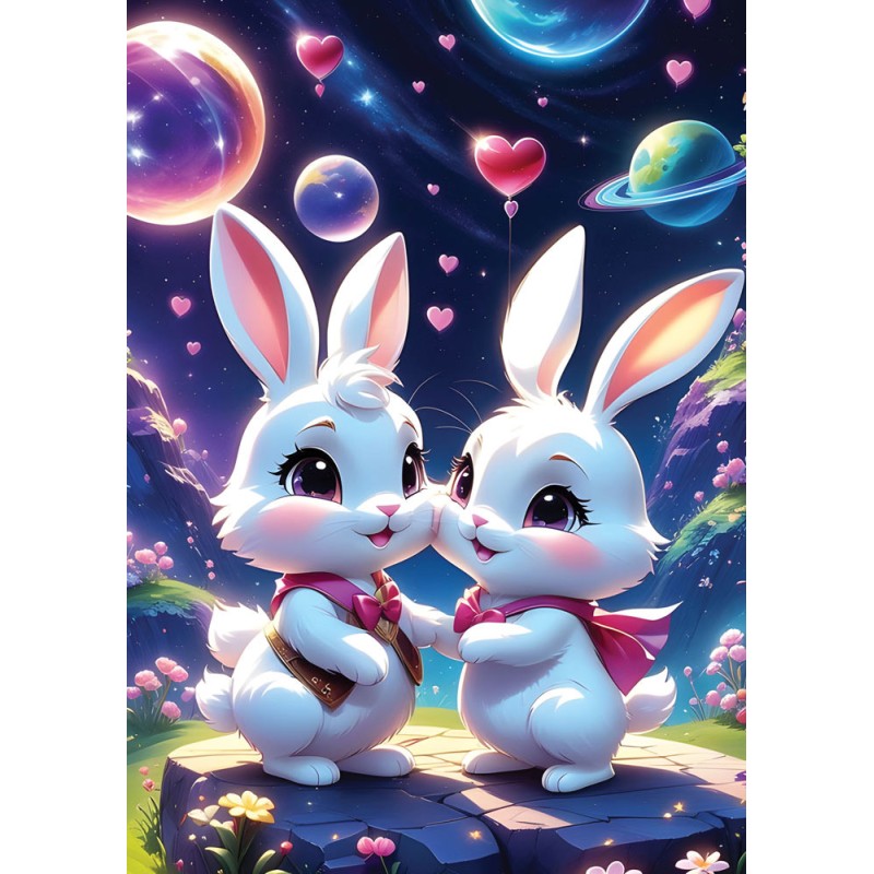 Puzzle 1000 piese Yazz - Bunnies in...