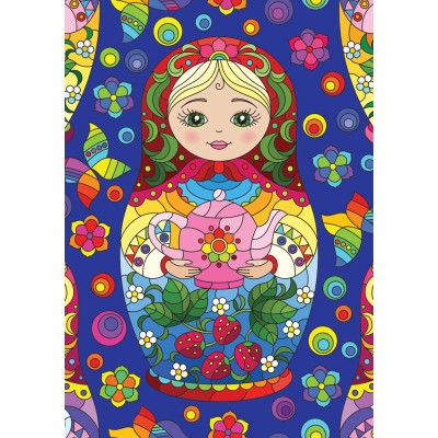 Puzzle 1000 piese Yazz - Matryoshka (Yazz-3859)