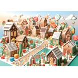 Puzzle 1000 piese Yazz - Candy Land (Yazz-3862)