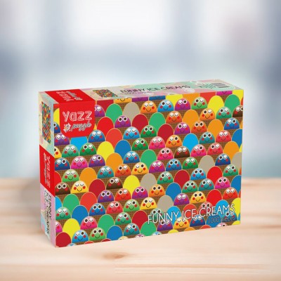 Puzzle 1000 piese Yazz - Funny Ice Creams (Yazz-3865) 2