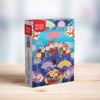 Puzzle 1000 piese Yazz - Kokeshi World (Yazz-3866) 2