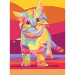 Puzzle 1000 piese Yazz - Colorful Kitty (Yazz-3869)