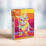 Puzzle 1000 piese Yazz - Colorful Kitty (Yazz-3869)