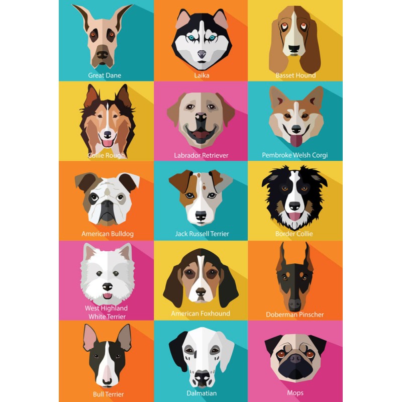 Puzzle 1000 piese Yazz - The Dogs...