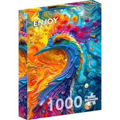 Puzzle 1000 piese ENJOY - Marble Feathers (Enjoy-2248)