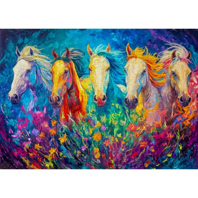 Puzzle 1000 piese ENJOY - Bright Galloping (Enjoy-2275) 2