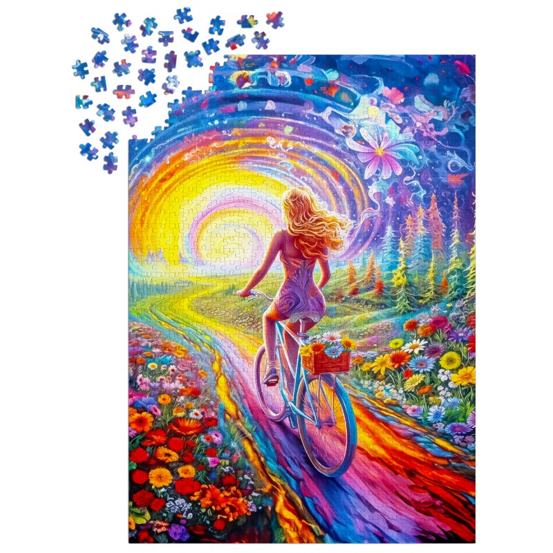 Puzzle 1000 piese ENJOY - Pedals to...