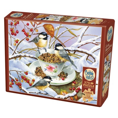 Puzzle 275 piese XXL Cobble Hill - Chickadee Tea (Cobble-Hill-48014)
