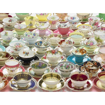 Puzzle 275 piese XXL Cobble Hill - More Teacups (Cobble-Hill-48010) 2