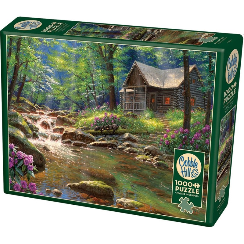 Puzzle 1000 piese Cobble Hill - Fishing Cabin (Cobble-Hill-40199)