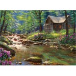 Puzzle 1000 piese Cobble Hill - Fishing Cabin (Cobble-Hill-40199)