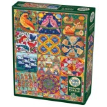 Puzzle 1000 piese Cobble Hill - Twelve Days of Christmas Quilt (Cobble-Hill-40049)