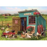 Puzzle 1000 piese Cobble Hill - The Happy Hen House (Cobble-Hill-40189)