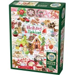 Puzzle 1000 piese Cobble Hill - Holiday Baking (Cobble-Hill-40019)