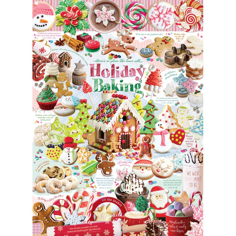 Puzzle 1000 piese Cobble Hill - Holiday Baking (Cobble-Hill-40019)