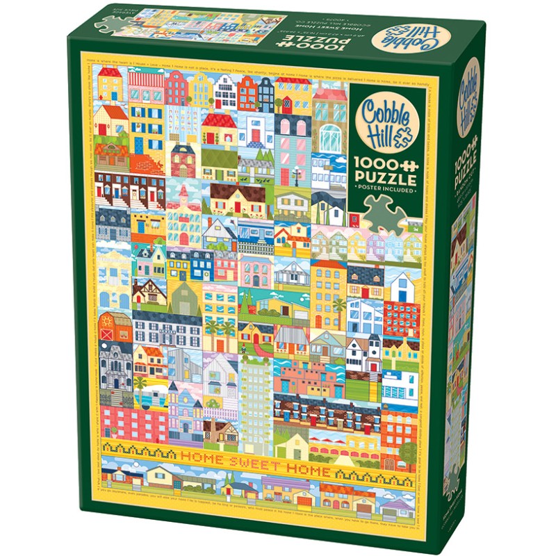 Puzzle 1000 piese Cobble Hill - Home Sweet Home (Cobble-Hill-40075)