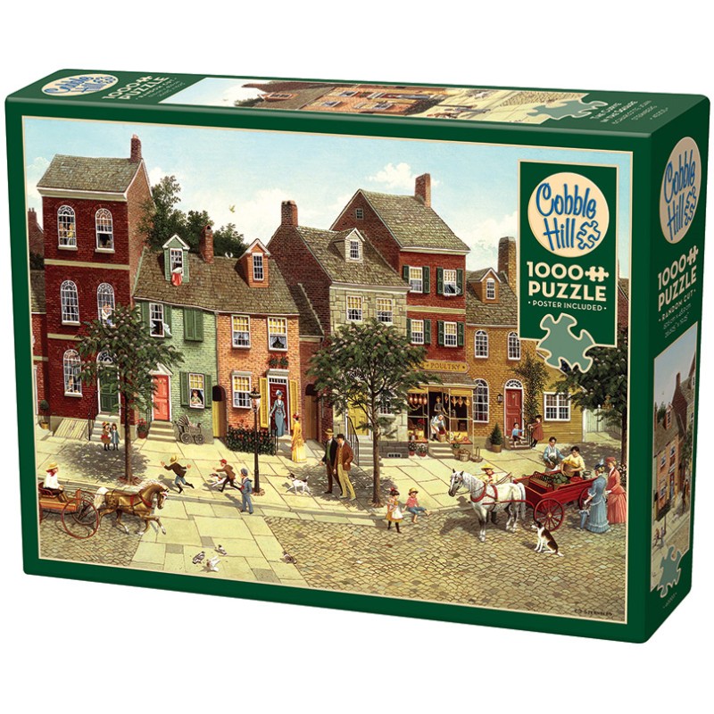 Puzzle 1000 piese Cobble Hill - The Curve in the Square (Cobble-Hill-40203)