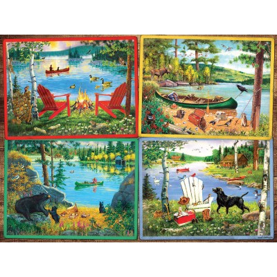 Puzzle 275 piese XXL Cobble Hill - Cabin Country (Cobble-Hill-48021) 2