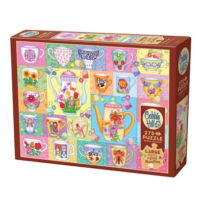 Puzzle 275 piese Cobble Hill - Tomoyo Pitcher: Which Cup? (Cobble-Hill-48027)